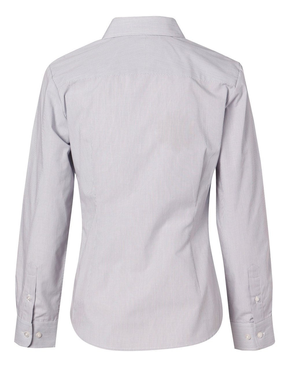 Benchmark M8212 Women's Fine Stripe Long Sleeve Shirt - WEARhouse