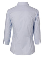 Benchmark M8213 Women's Fine Stripe 3/4 Sleeve Shirt - WEARhouse