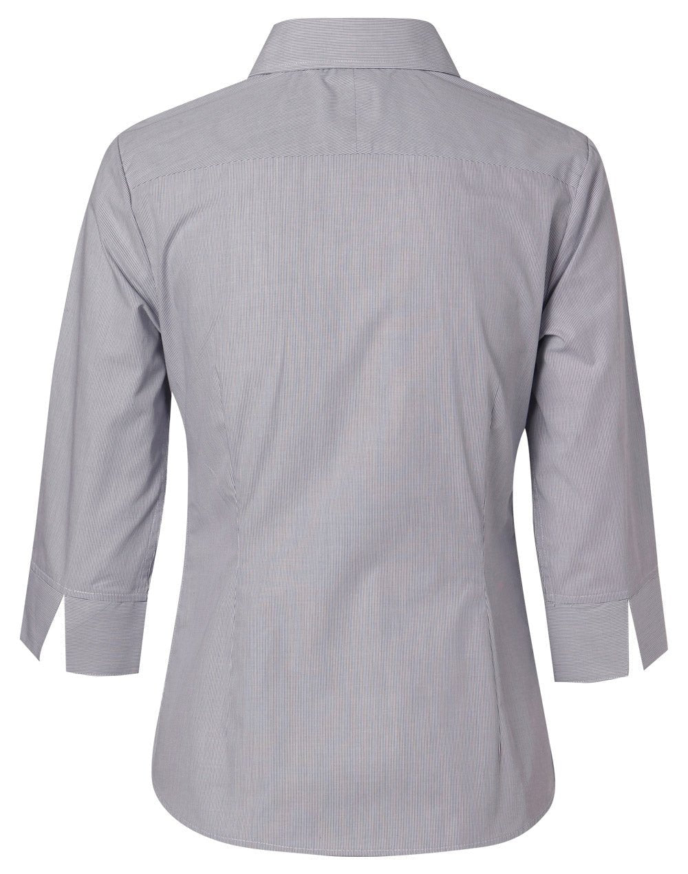 Benchmark M8213 Women's Fine Stripe 3/4 Sleeve Shirt - WEARhouse