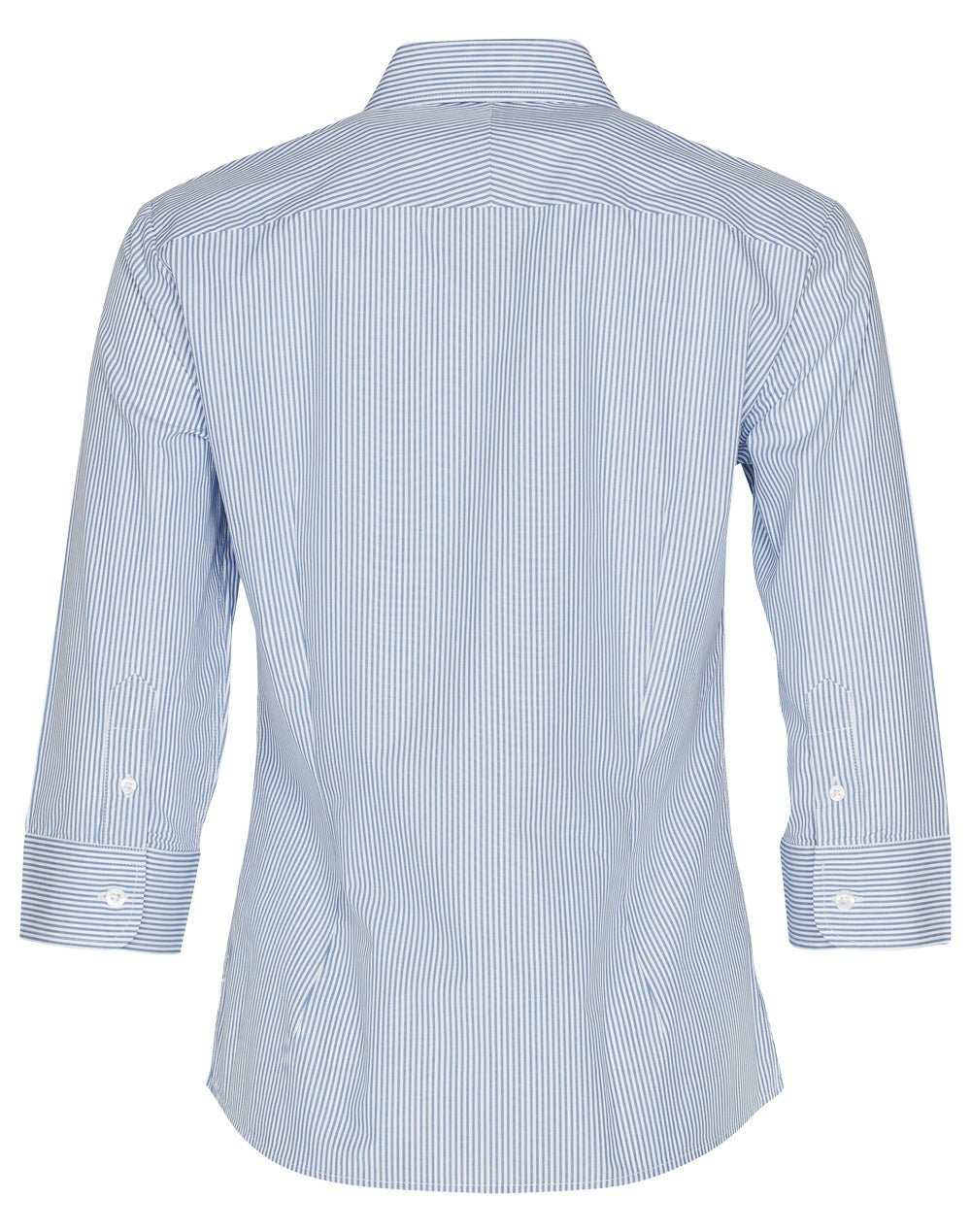 Benchmark M8233 Women's Balance Stripe 3/4 Sleeve Shirt - WEARhouse