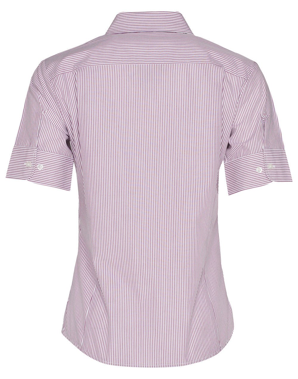 Benchmark M8234 Women's Balance Stripe Short Sleeve Shirt - WEARhouse