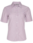 Benchmark M8234 Women's Balance Stripe Short Sleeve Shirt - WEARhouse