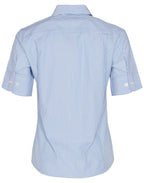 Benchmark M8234 Women's Balance Stripe Short Sleeve Shirt - WEARhouse