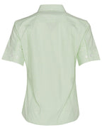 Benchmark M8234 Women's Balance Stripe Short Sleeve Shirt - WEARhouse