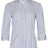 Benchmark M8310Q Women's Executive Sateen Stripe 3/4 Sleeve Shirt - WEARhouse