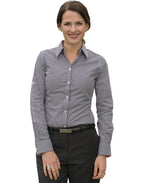 Benchmark M8330L Ladies' Gingham Check Long Sleeve Shirt - WEARhouse
