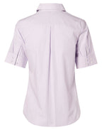Benchmark M8360S Women's Mini Check Short Sleeve Shirt - WEARhouse