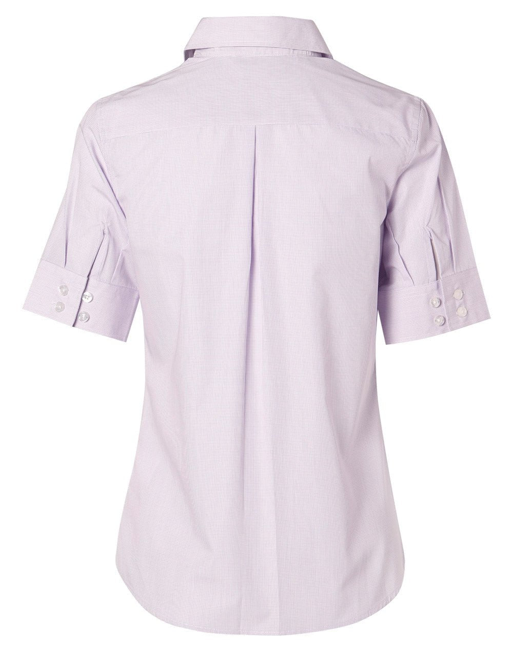 Benchmark M8360S Women's Mini Check Short Sleeve Shirt - WEARhouse