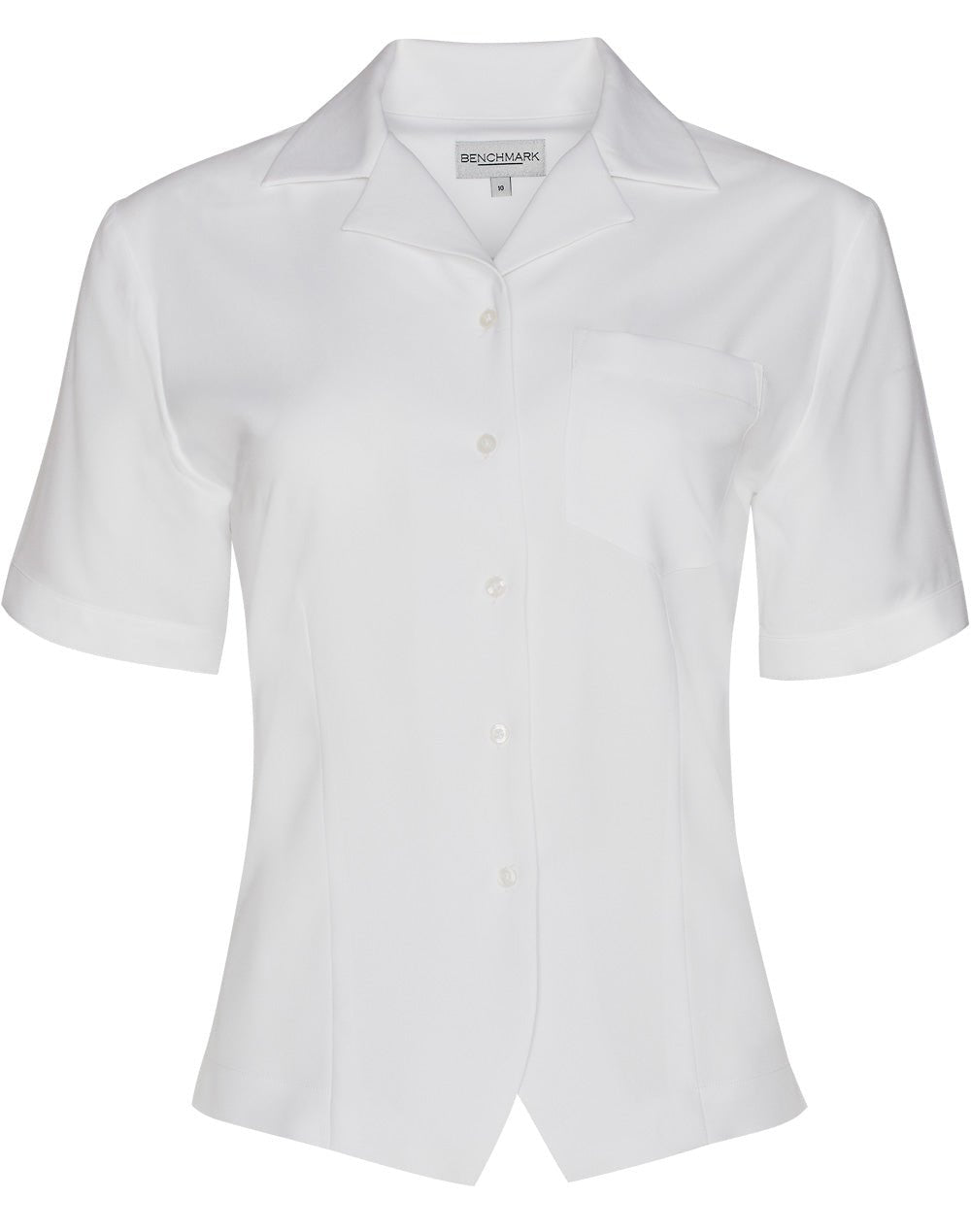 Benchmark M8614S Women's CoolDry Short Sleeve Overblouse - WEARhouse
