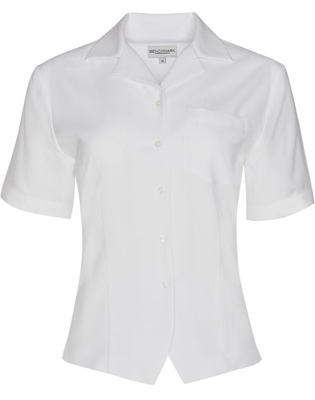 Benchmark M8614S Women's CoolDry Short Sleeve Overblouse - WEARhouse