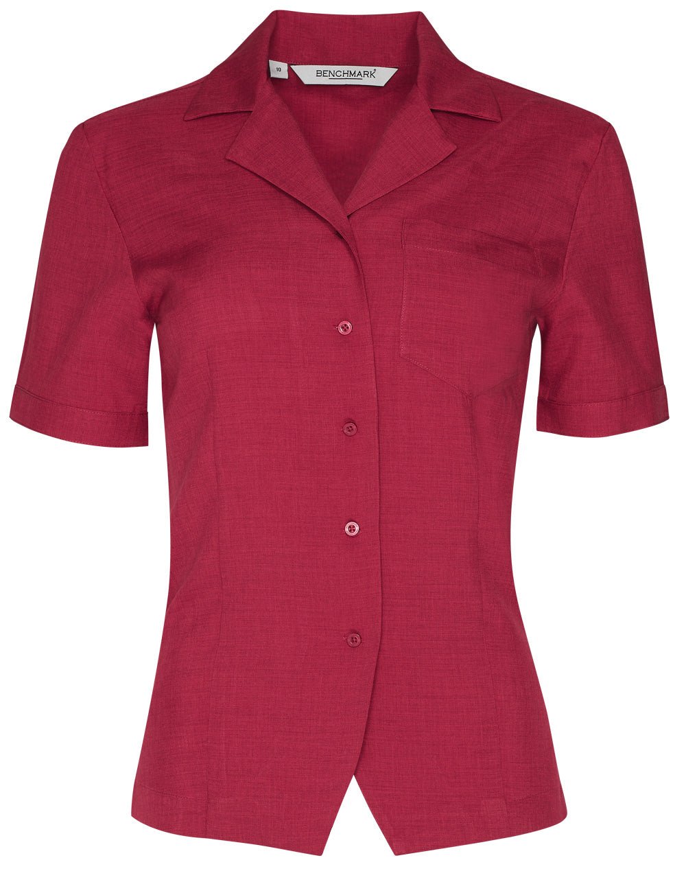 Benchmark M8614S Women's CoolDry Short Sleeve Overblouse - WEARhouse