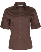 Benchmark M8911 Women's Short Sleeve Military Shirt - WEARhouse
