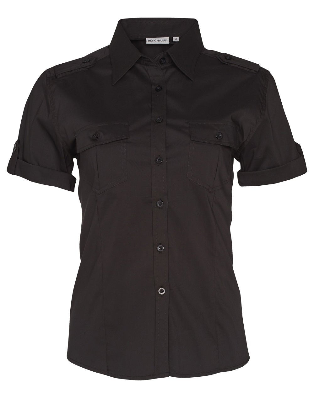 Benchmark M8911 Women's Short Sleeve Military Shirt - WEARhouse