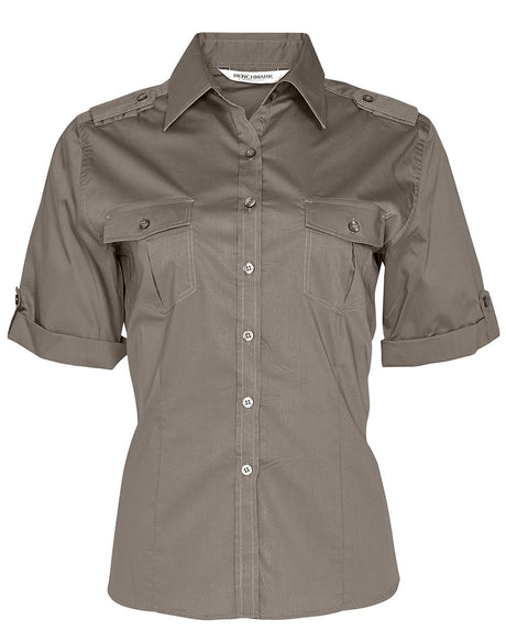 Benchmark M8911 Women's Short Sleeve Military Shirt - WEARhouse