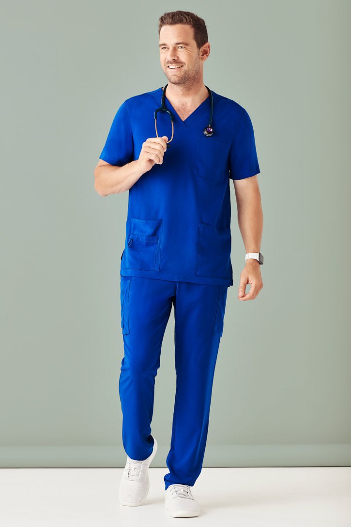 Biz Care Mens Avery Multi-Pocket Scrub Pant CSP946ML - WEARhouse