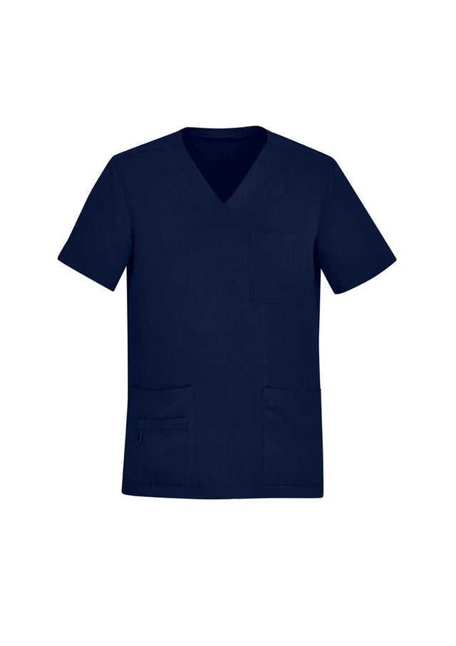 Biz Care Mens Avery V-Neck Scrub Top CST945MS - WEARhouse