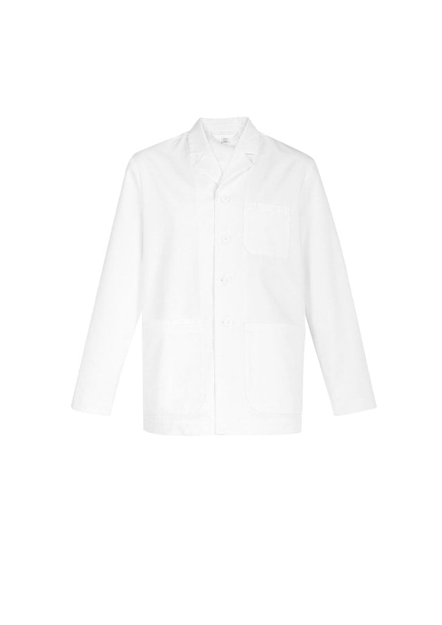 BIZ CARE MENS HOPE CROPPED LAB COAT CC144MC - WEARhouse