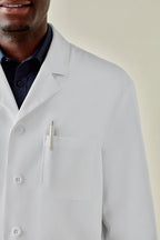 BIZ CARE MENS HOPE LONG LINE LAB COAT CC144ML - WEARhouse