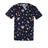 BIZ CARE MENS SPACE PARTY SCRUB TOP CST148MS - WEARhouse