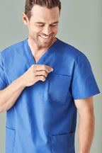 Biz Care Unisex Classic Scrubs Top H10612 - WEARhouse