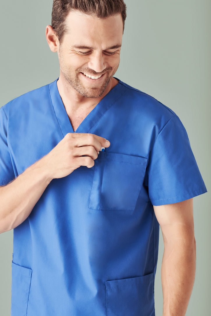 Biz Care Unisex Classic Scrubs Top H10612 - WEARhouse
