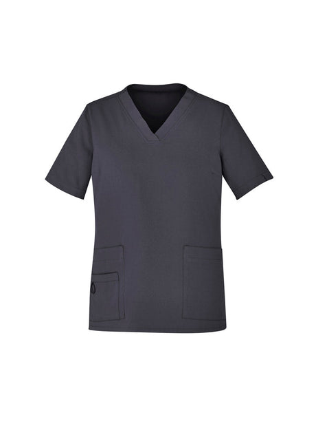 Biz Care WOMENS AVERY EASY FIT V-NECK SCRUB TOP CST941LS - WEARhouse