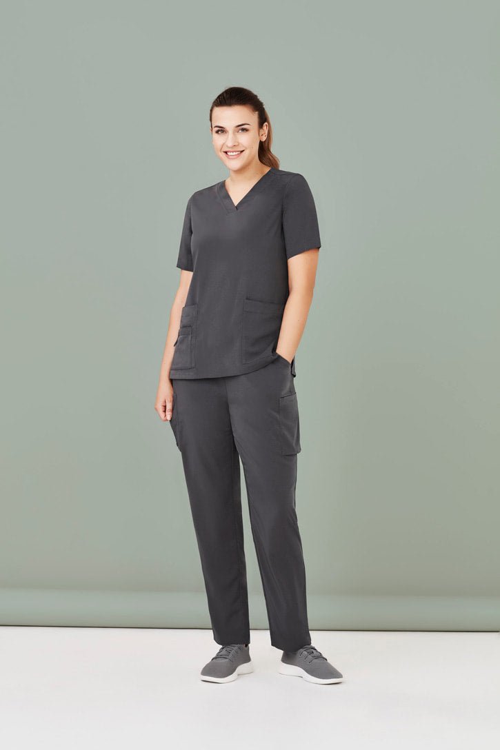 Biz Care Women's Avery Multi-Pocket Straight Leg Pant CSP944LL - WEARhouse