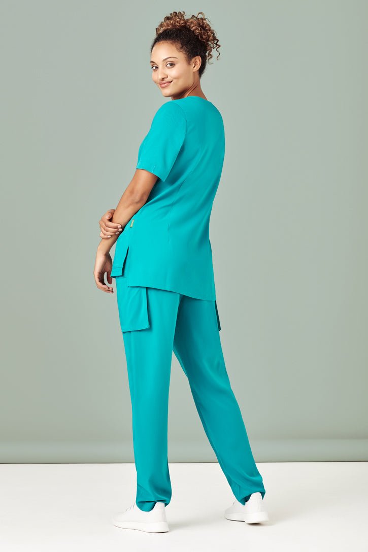 Biz Care Womens Avery Multi-Pockets Slim Leg Pant CSP943LL - WEARhouse