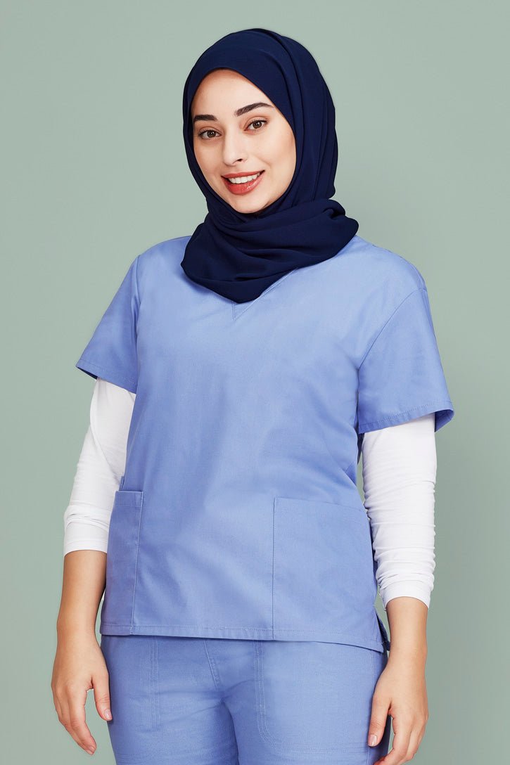 Biz Care Womens Classic Scrub Top H10622 - WEARhouse
