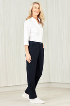 BIZ CARE WOMENS COMFORT WAIST STRAIGHT LEG PANT CL955LL - WEARhouse