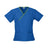 Biz care Womens Contrast Crossover Scrub Top H10722 - WEARhouse