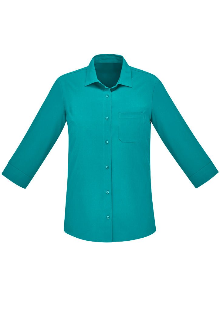 BIZ CARE WOMENS FLORENCE 3/4 SLEEVE SHIRT CS951LT - WEARhouse