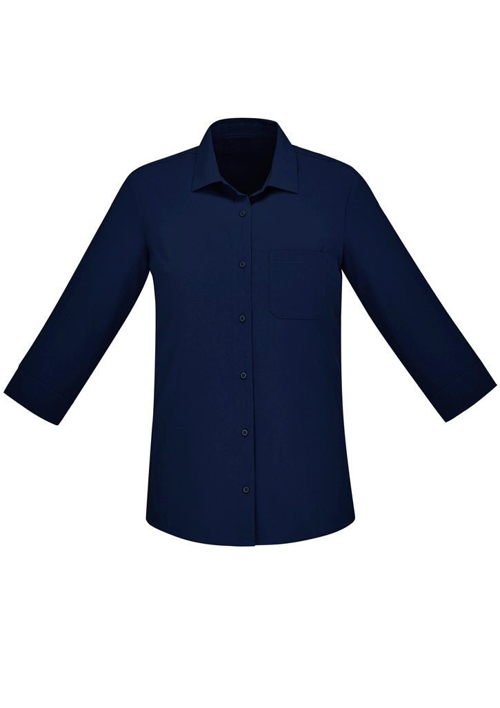BIZ CARE WOMENS FLORENCE 3/4 SLEEVE SHIRT CS951LT - WEARhouse