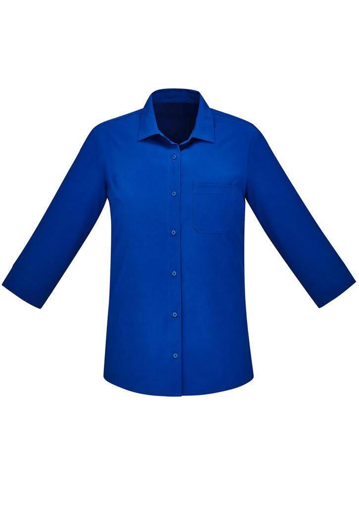 BIZ CARE WOMENS FLORENCE 3/4 SLEEVE SHIRT CS951LT - WEARhouse