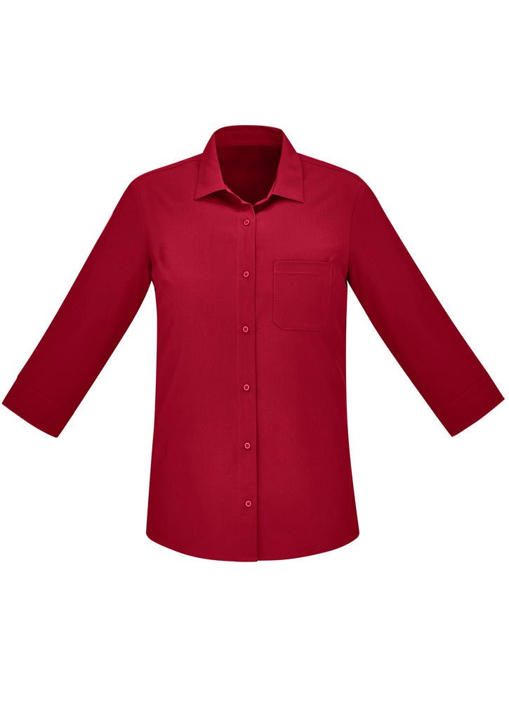BIZ CARE WOMENS FLORENCE 3/4 SLEEVE SHIRT CS951LT - WEARhouse