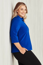 BIZ CARE WOMENS FLORENCE 3/4 SLEEVE SHIRT CS951LT - WEARhouse