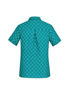 BIZ CARE WOMENS FLORENCE DAISY PRINT SHORT SLEEVE SHIRT CS948LS - WEARhouse