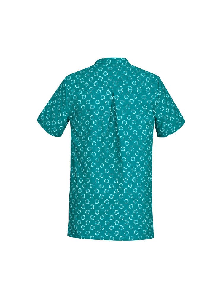 BIZ CARE WOMENS FLORENCE DAISY PRINT TUNIC CS950LS - WEARhouse