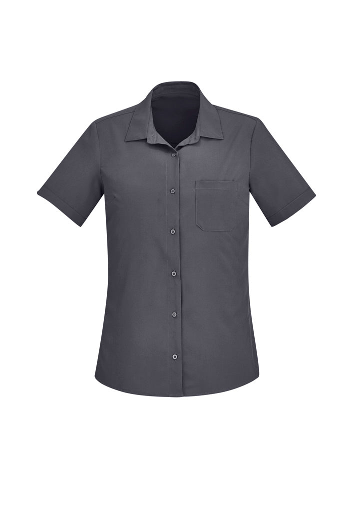 BIZ CARE WOMENS FLORENCE SHORT SLEEVE SHIRT CS947LS - WEARhouse