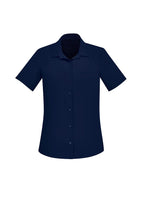 BIZ CARE WOMENS FLORENCE SHORT SLEEVE SHIRT CS947LS - WEARhouse