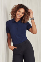 BIZ CARE WOMENS FLORENCE SHORT SLEEVE SHIRT CS947LS - WEARhouse