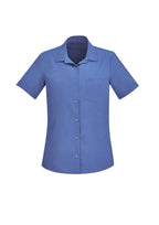 BIZ CARE WOMENS FLORENCE SHORT SLEEVE SHIRT CS947LS - WEARhouse