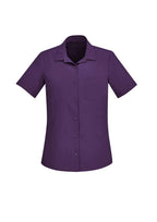 BIZ CARE WOMENS FLORENCE SHORT SLEEVE SHIRT CS947LS - WEARhouse