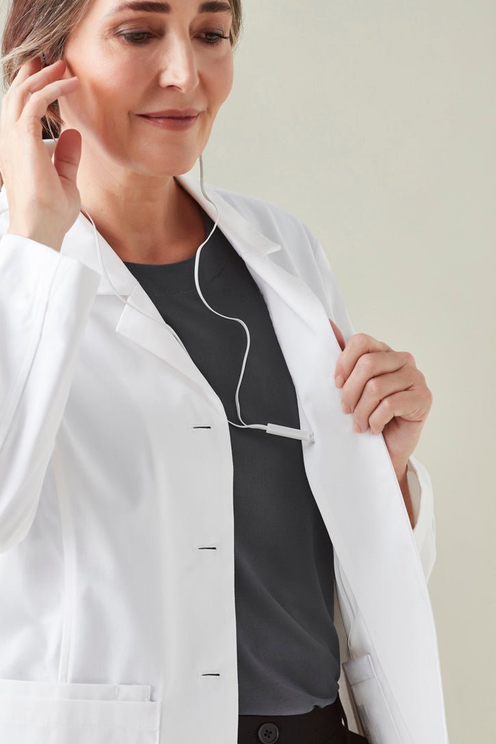 Biz Care Womens Hope Cropped Lab Coat CC144LC - WEARhouse