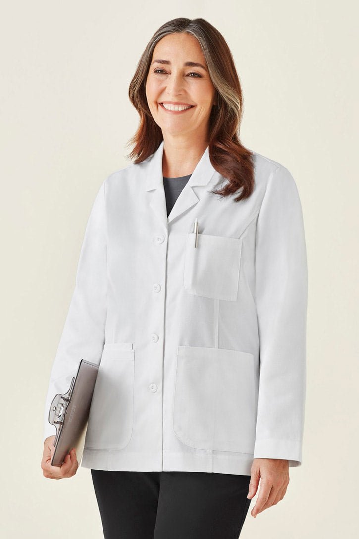 Biz Care Womens Hope Cropped Lab Coat CC144LC - WEARhouse