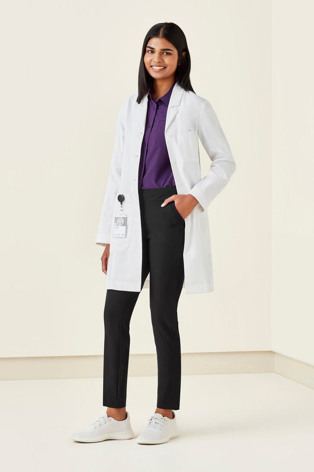 BIZ CARE WOMENS HOPE LONG LINE LAB COAT CC144LL - WEARhouse