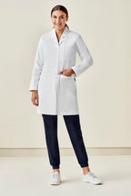 BIZ CARE WOMENS HOPE LONG LINE LAB COAT CC144LL - WEARhouse