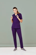 Biz Care Women's Riley V-Neck Scrub Top CST043LS - WEARhouse