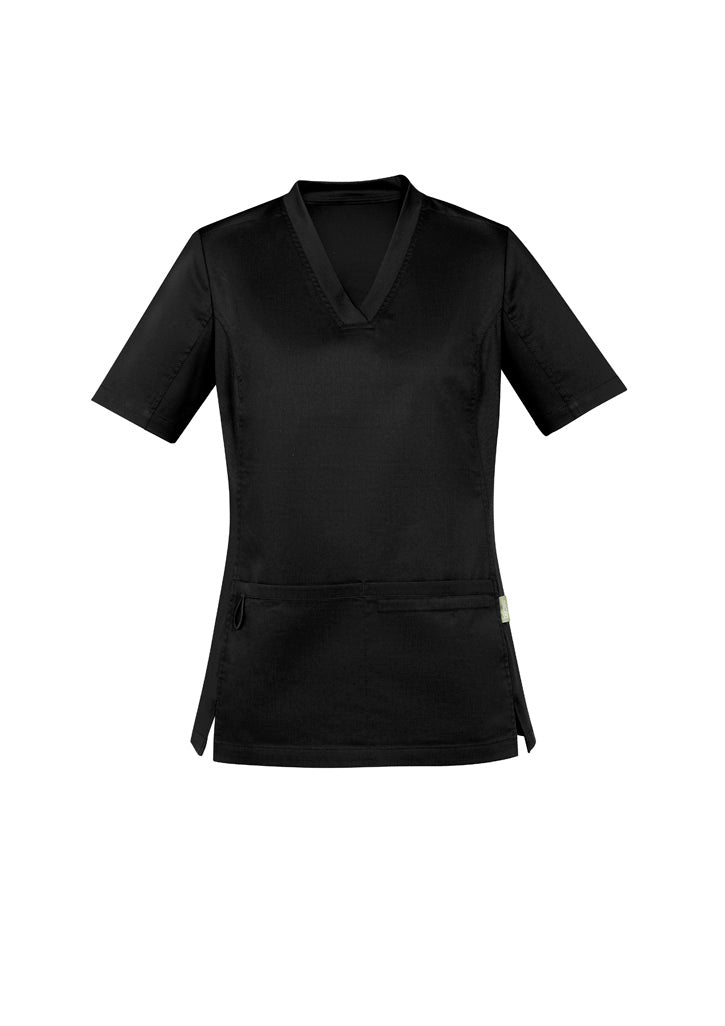 Biz Care Women's Riley V-Neck Scrub Top CST043LS - WEARhouse