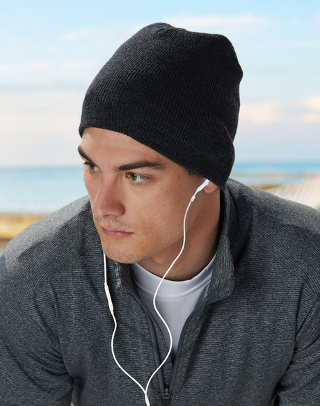 CH22 MARL SLOUCH BEANIE - WEARhouse